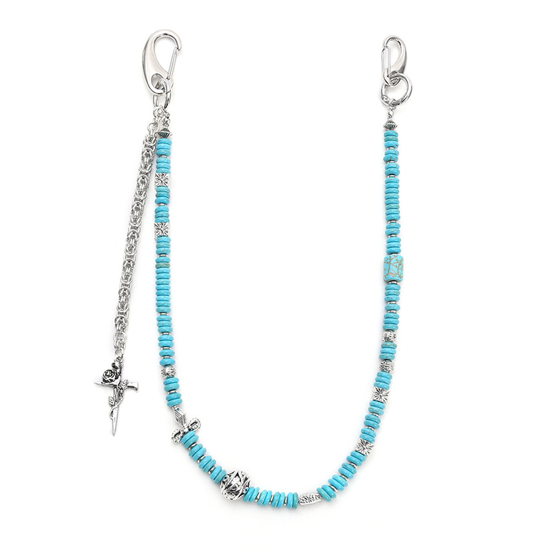 Women Accessories Pk - Boho Punk Jean Chain Handgemaakte kralen