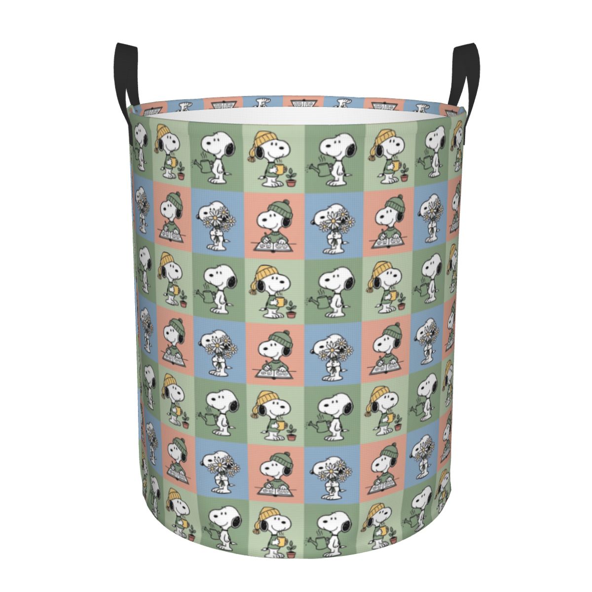 Women Accessories Hamper - S-Snoopy geruite geruite wasmand grote opbergmand