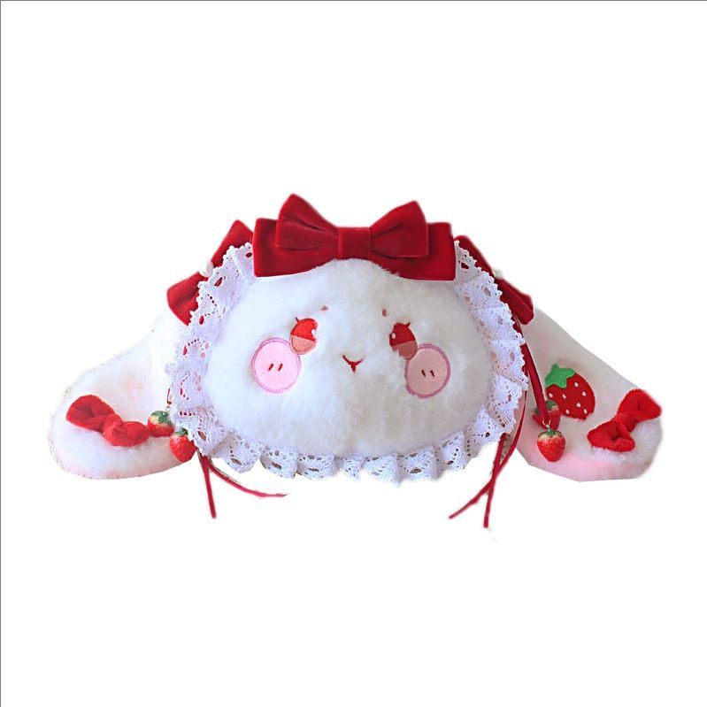 Women'S Ear Accessories - Lolita zachte meisjes-aardbei konijn parelketting met
