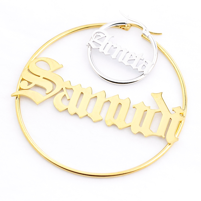 Statement Earrings Oversized - Gepersonaliseerde Vrouwen Grote Oorbellen Custom Elke