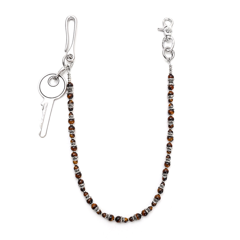 Women Accessories Pk - Hip Hop Punk Tijgeroog kralen tailleketting