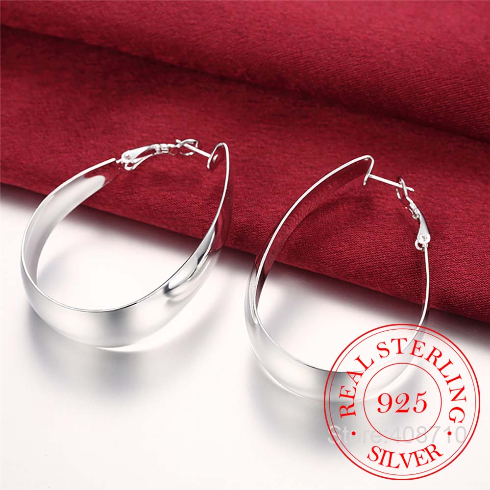 Statement Earrings Oversized - Europese stijl grote oorbellen echte 925