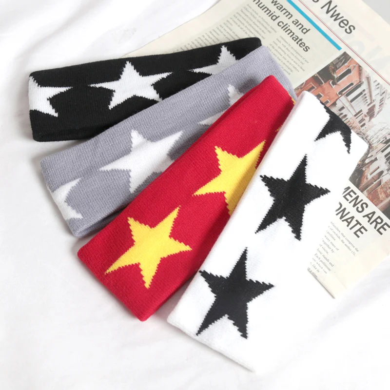 Women'S Running Accessories - Elastische Pentagram Haarbanden Vrouwen Mannen Haarband