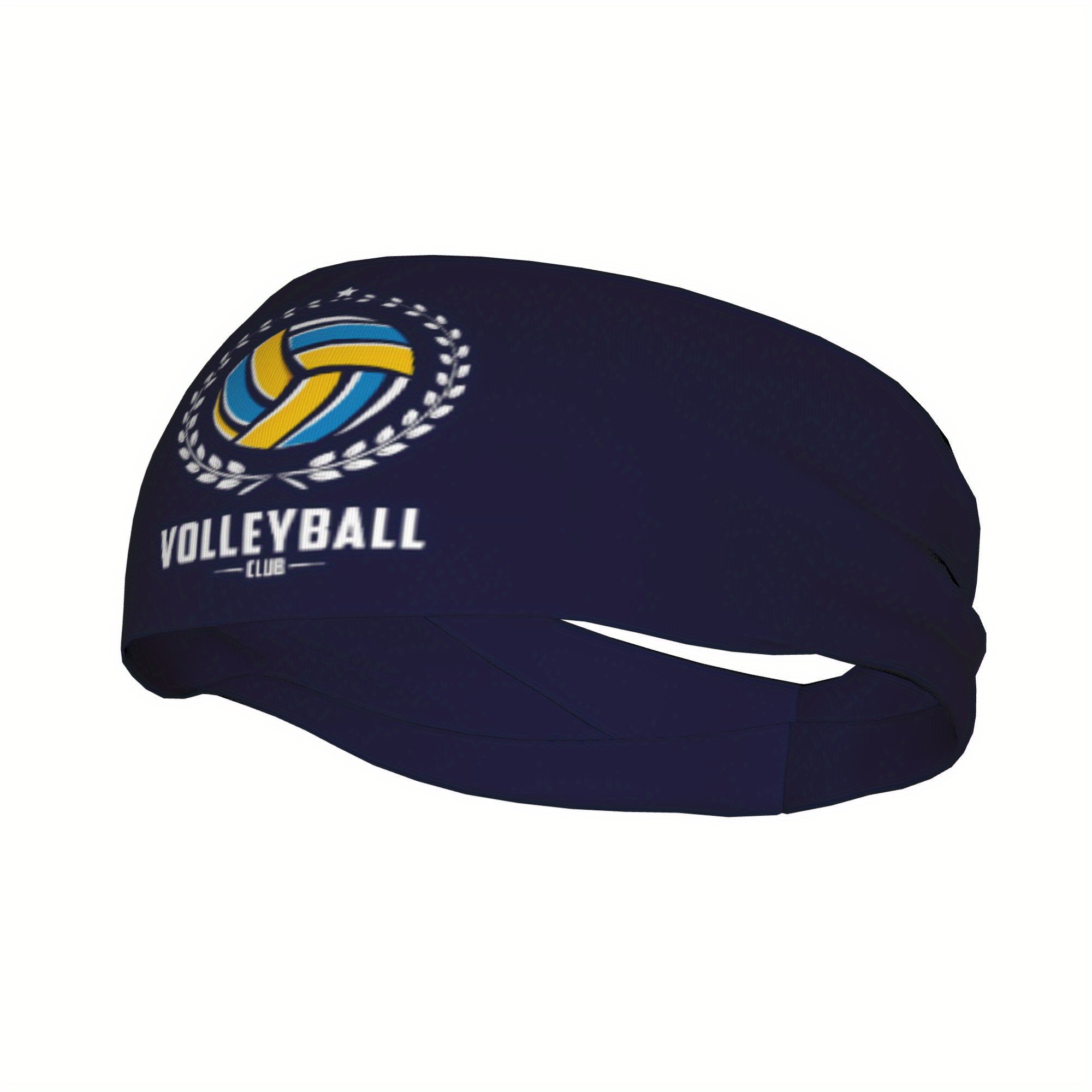 Women'S Volleyball Accessories - Volleybalclub hoofdband marineblauw sport haaraccessoire volleybalpatroon