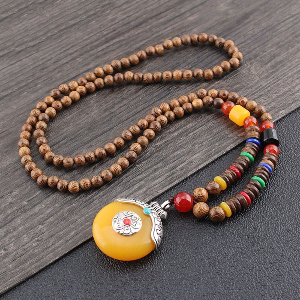 Women Accessories Nepal - Prachtige delicate boeddhistische kledingaccessoires sleutelbeenketting Bodhi