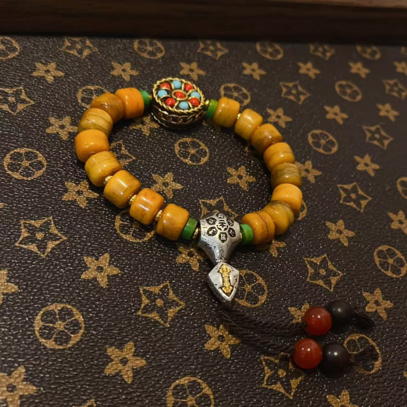Women Accessories Nepal - Yak Bone bijpassende Nepal armbanden mannen