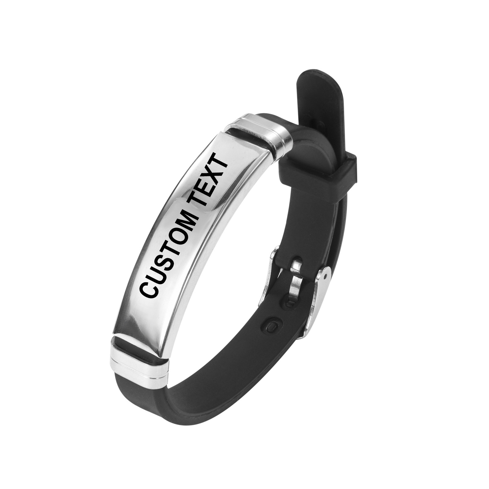 Women Accessories Brand Name - Mode Punk Custom Logo Naam Siliconen