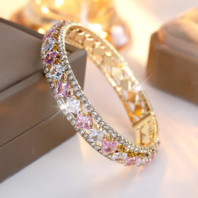 Women Accessories Pk - Gepersonaliseerde en veelzijdige ronde vierkante armband