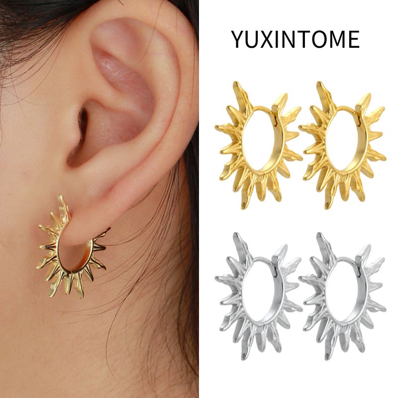 Statement Earrings Oversized - 925 Sterling Zilver Oor Naald Vintage
