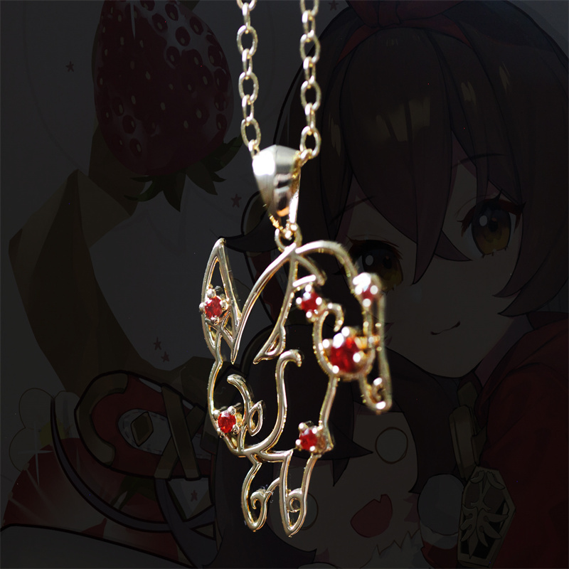 Women'S Running Accessories - Anime ketting Genshin Impact Amber konijn