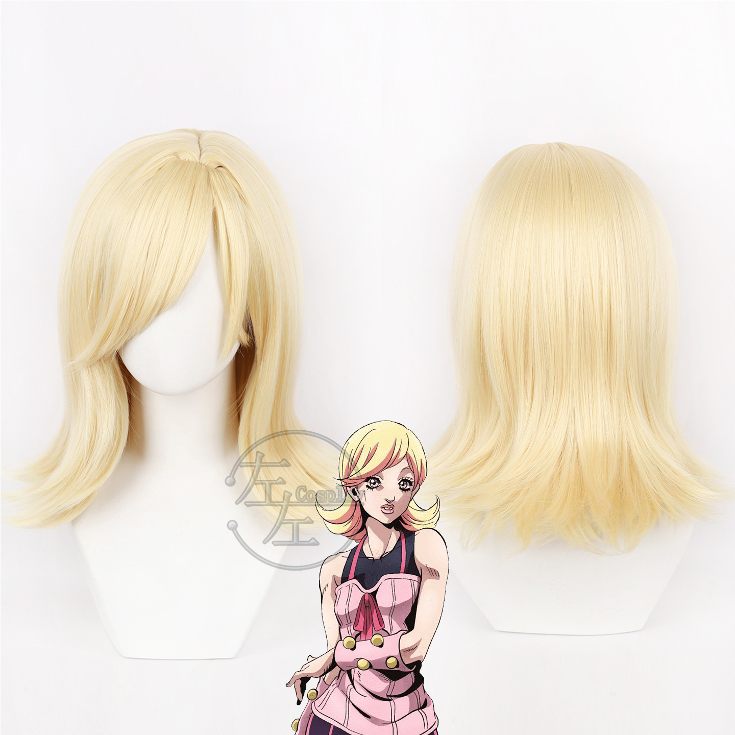 Women'S Running Accessories - Lucy Steel Cosplay Pruik Anime JOJO
