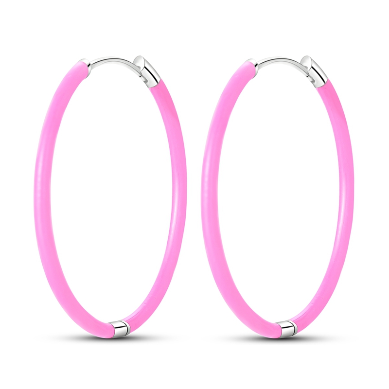 Statement Earrings Oversized - 925 sterling zilveren oorbellen dames sprankelende