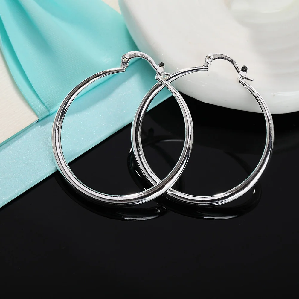 Hot New Fine 925 Sterling Zilv - Statement Earrings Oversized recensie en prijs