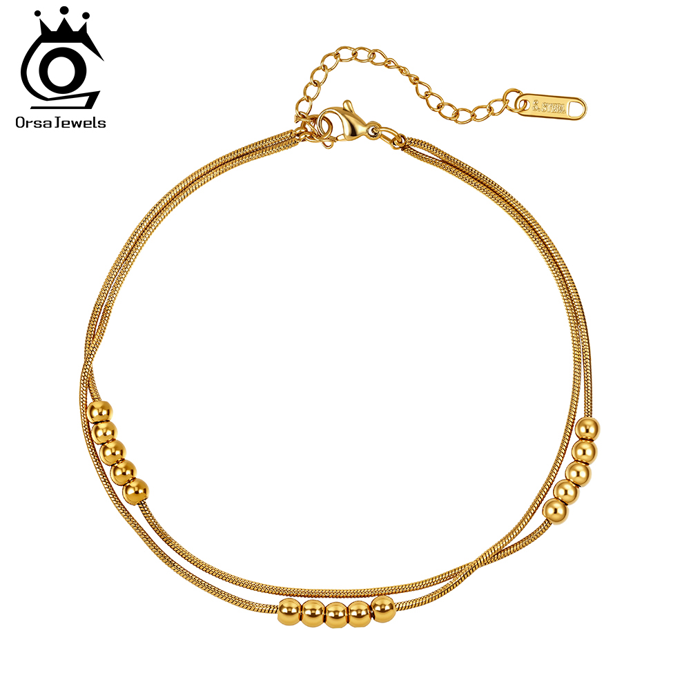 ORSA JUWELEN Vintage Gelaagde  - Beaded Anklet Chain recensie en prijs