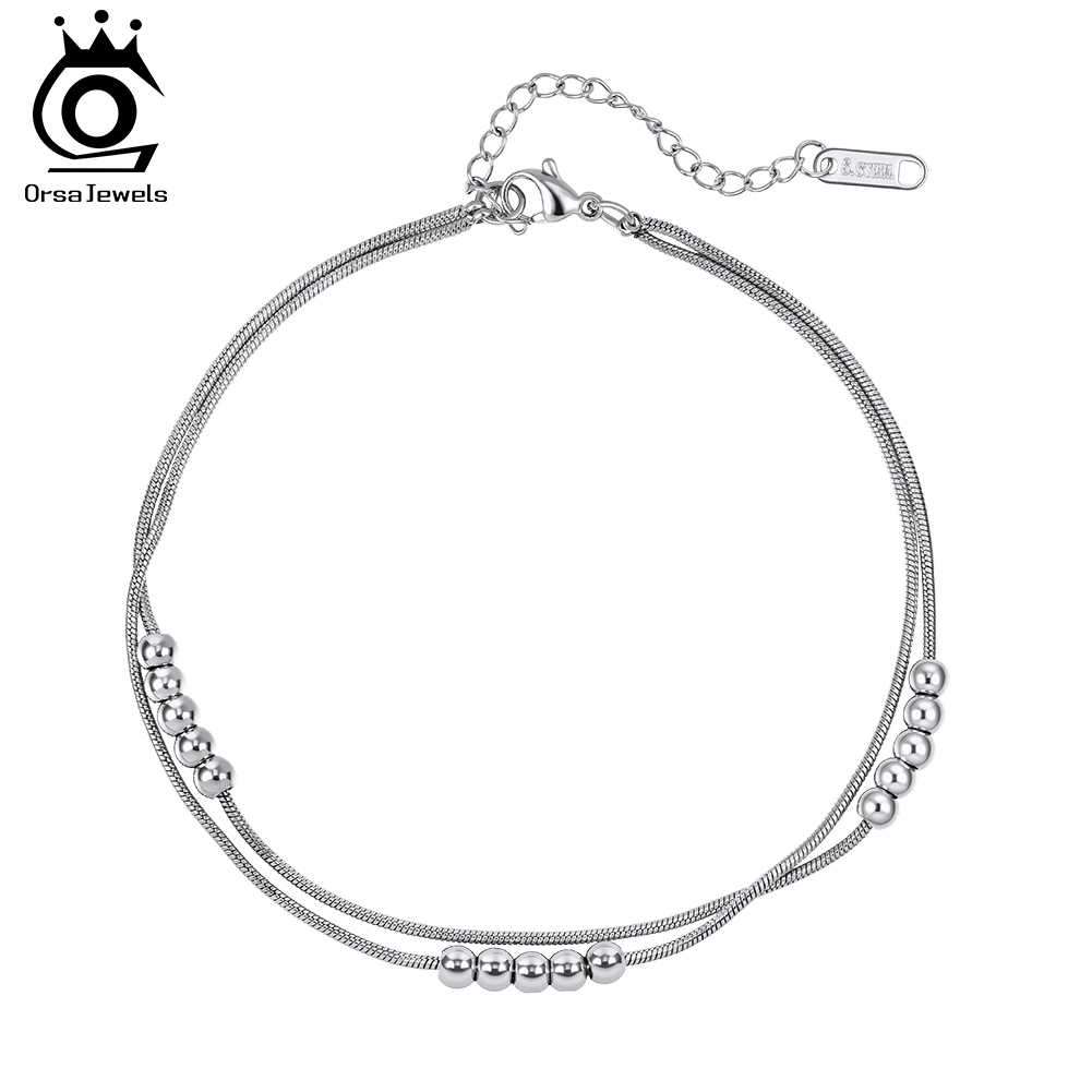 ORSA JUWELEN Vintage Gelaagde  - Beaded Anklet Chain recensie en prijs