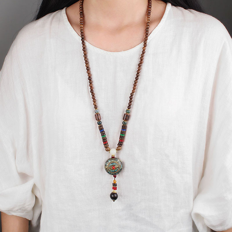 Nepal hanger trui ketting hout - Women Accessories Nepal recensie en prijs