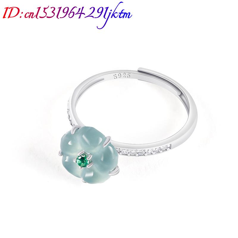Blauwe Birmese Jadeiet Bloemen - Women Accessories For Gift recensie en prijs