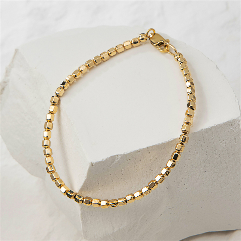 14K Gold Filled Bead Armband H - Beaded Anklet Chain recensie en prijs