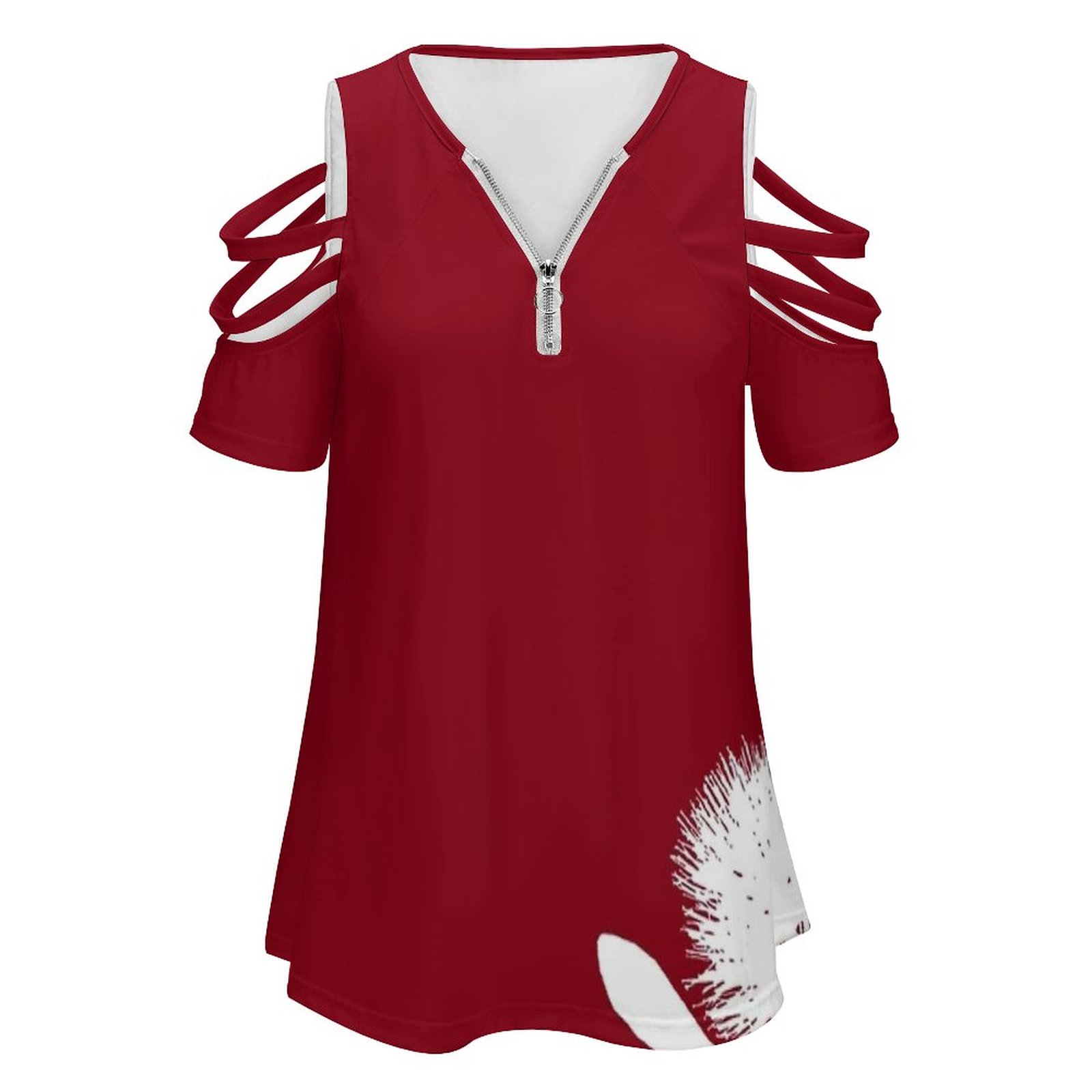 Pohutukawa-Wit Op Rood Vrouwen - Women'S Accessories Nz recensie en prijs