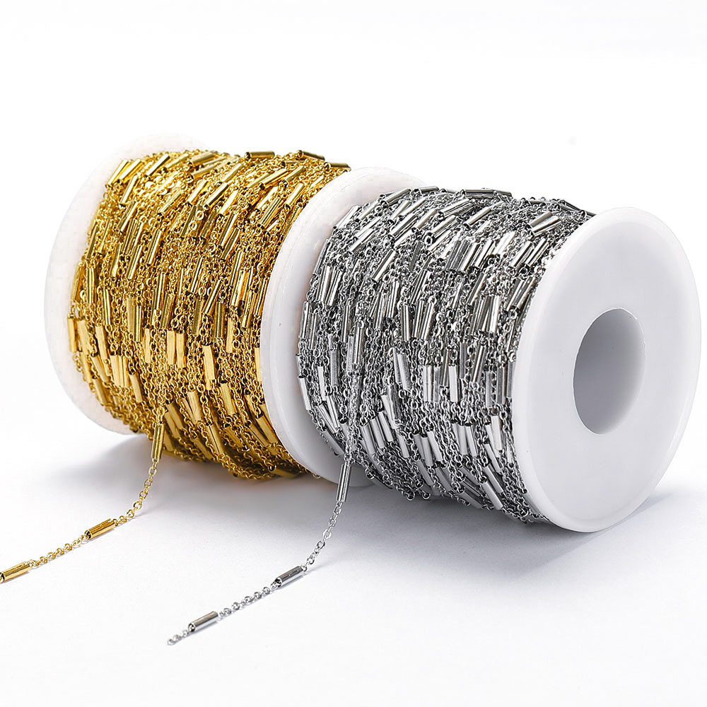 2 meter roestvrijstalen schake - Beaded Anklet Chain recensie en prijs