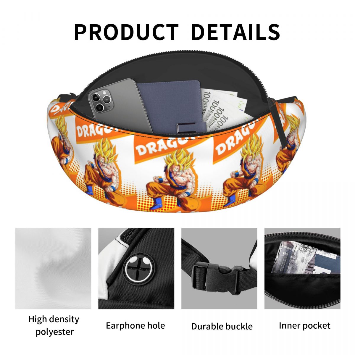 Custom DBZ G-Gokues heuptas Ma - Women'S Running Accessories recensie en prijs