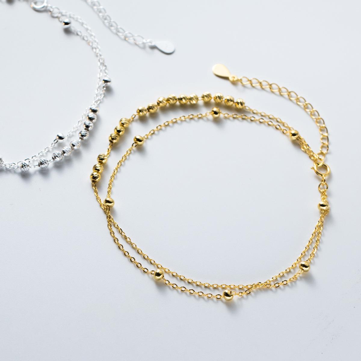 Miqiao 925 Sterling Zilveren E - Beaded Anklet Chain recensie en prijs