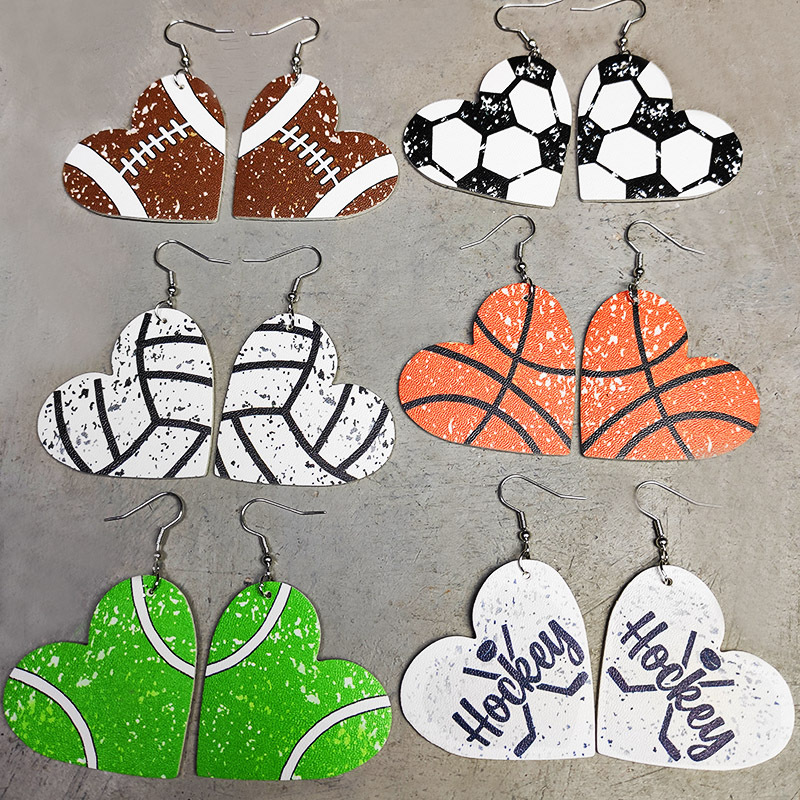 Hart Pu Lederen Honkbal Dangle - Women'S Volleyball Accessories recensie en prijs