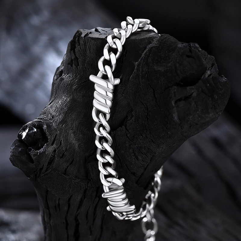 Prikkeldraad Cubaanse schakel  - Women'S Emo Accessories recensie en prijs