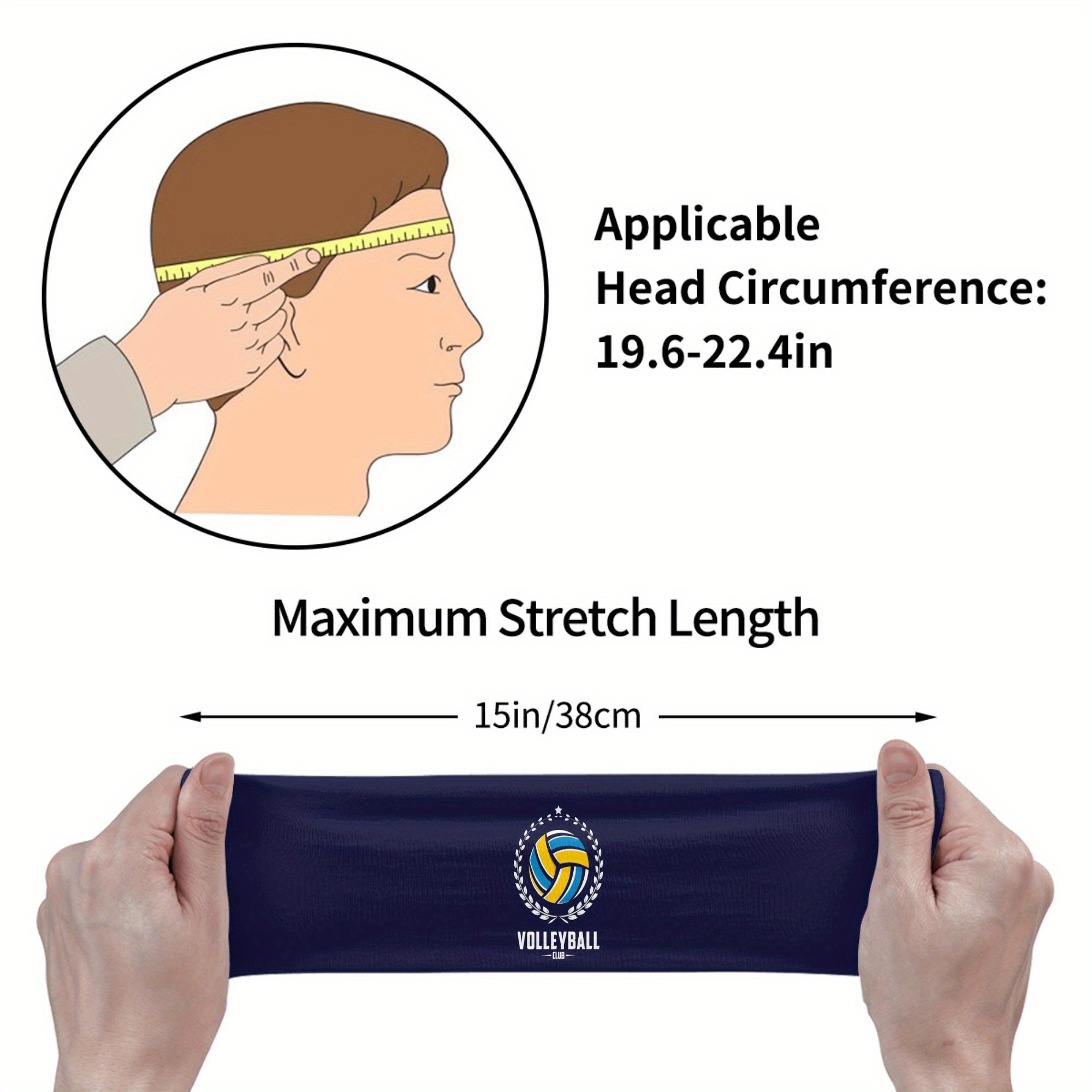 Volleybalclub hoofdband marine - Women'S Volleyball Accessories recensie en prijs