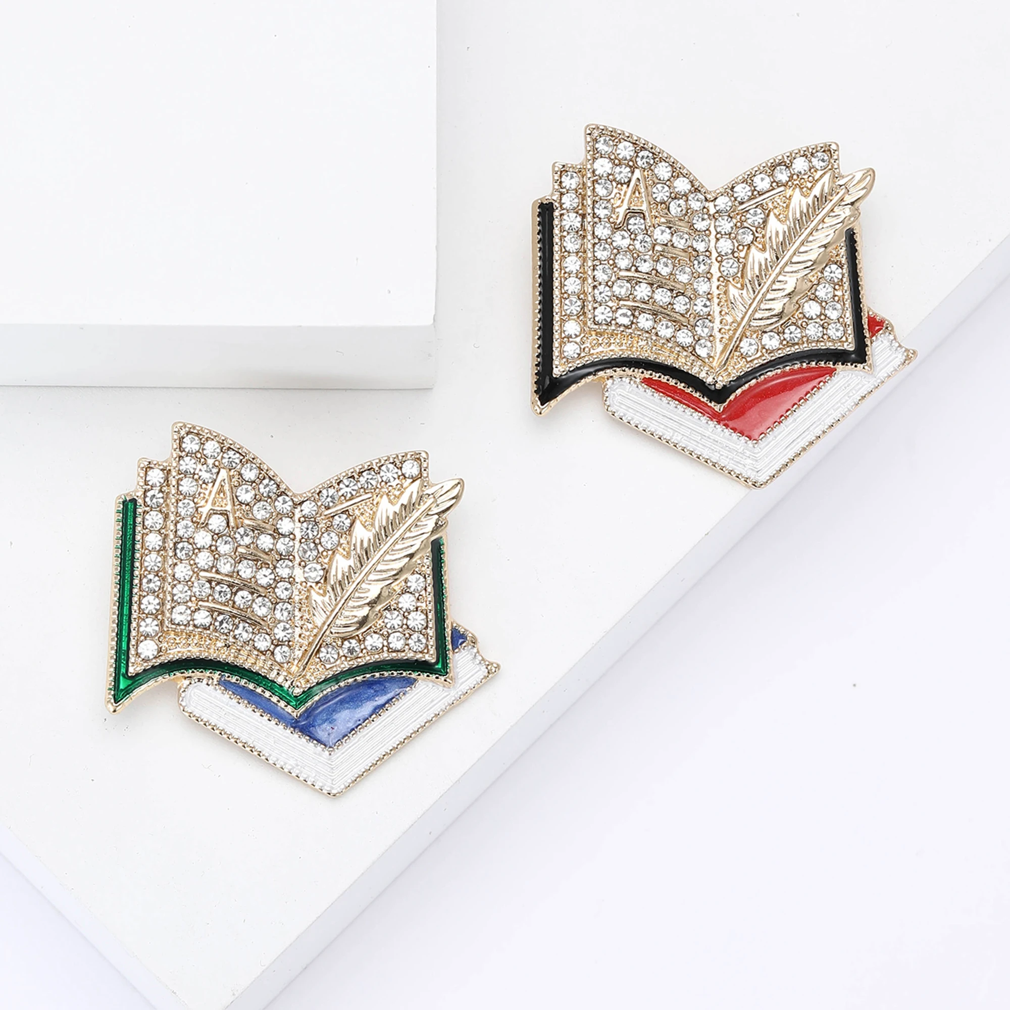 Mode Strass Ganzenveer Boek Br - Women Accessories Drawing recensie en prijs