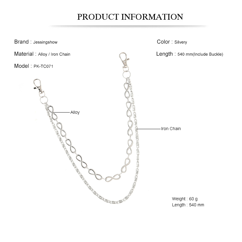 Punkstijl dubbellaagse jeanske - Women Accessories Pk recensie en prijs