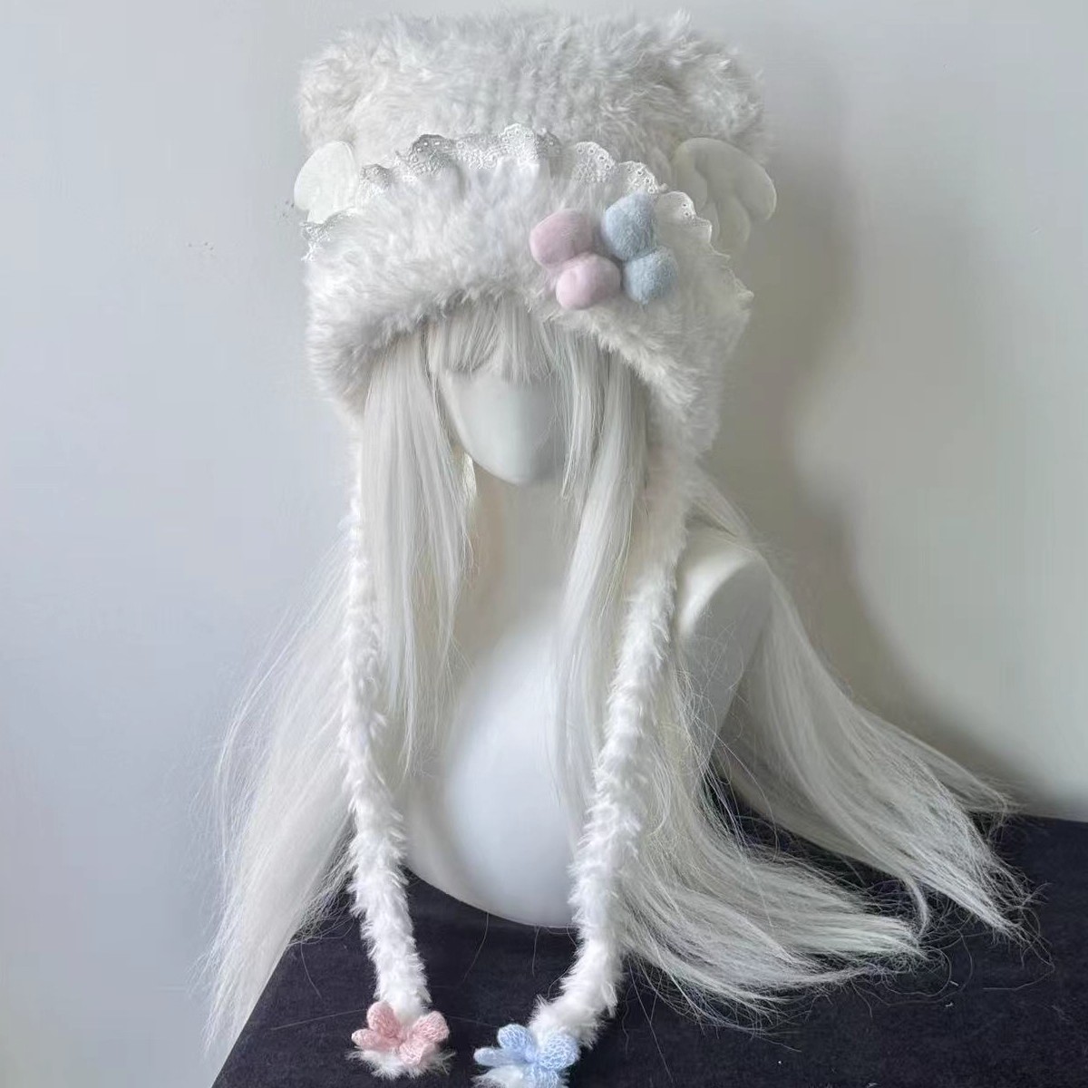 Roze en blauwe beervormige mut - Women'S Ear Accessories recensie en prijs